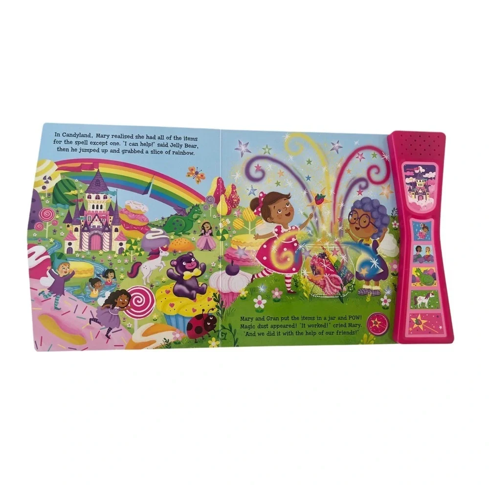 Magical Worlds Interactive Fairy Sound Book - Pink